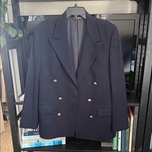 Brooks Brothers Navy Blazer with Gold Buttons